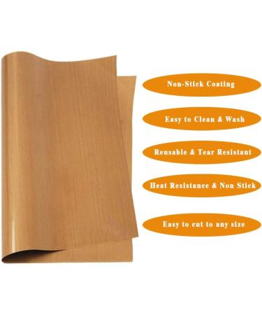 3 Pack PTFE Teflon Sheet & 3 Rolls Heat Resistant Tape for Heat Press Machines - 12 x 16 inch - Buy Online on SooperMarket.com
