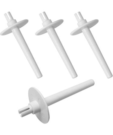Spool Pin for Brother LUORNG 4PCS White Plastic Spool Pin Extra Twin Needle for Singer Riccar Simplicity Brother 13092001 130920051