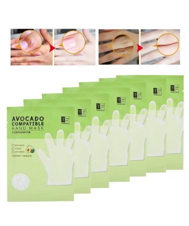 7pcs Moisturizing Hand Mask - Skin-Friendly Nourishing Care for Rough & Damaged Hands | Anti-Dry Treatment - Buy Online on SooperMarket.com