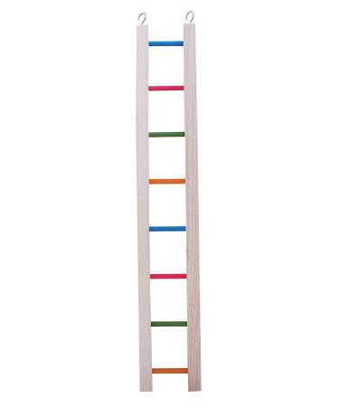 "The Bird House" Wooden Multi-Coloured Ladder suitable for Birds 61cm 8 Step