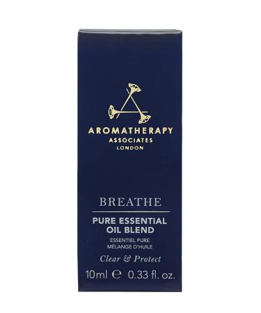 Aromatherapy Associates Breathe Pure Essential Oil Blend - Premium Undiluted Eucalyptus Tea Tree & Pine (0.33 fl oz) for Awakening Your Senses | International Shipping Available - Buy Online on SooperMarket.com