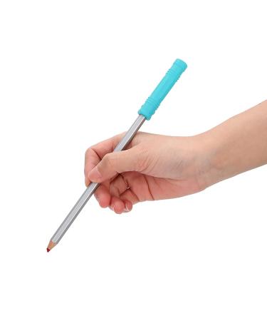 Sky-Blue Sensory Pencil Set - Silicone Pencils for Autism & ADHD - Oral Fixation Toys for Toddlers | Ideal for Sensory Needs - Buy Online on SooperMarket.com