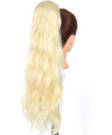 Ponytail Extension Long Curly Wave | Synthetic Hairpiece 24 inch | Heat Resistant Wrap Around Ponytail for Women - Prinfantasy MW132 - Buy Online on SooperMarket.com