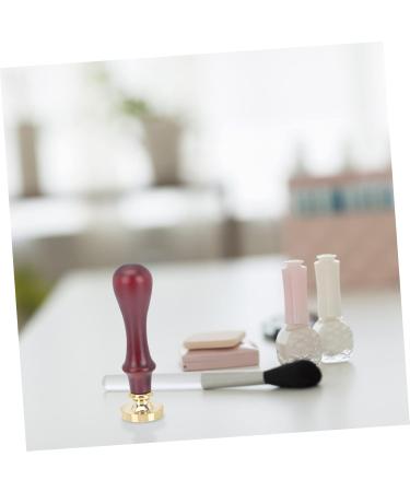 HAPINARY 1pc Dispensing Plate Tool Cosmetic Pressing Stamper Wax Seal Stamp Head Copper Copper Head 1 count (Pack of 1) Brown - Buy Online on SooperMarket.com