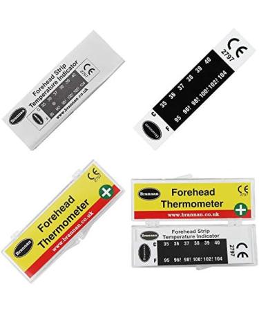 Forehead Thermometer Temperature Indicator Strip with Protective Case - The Easiest Temperature Thermometer to Use Baby Kids Adults - Buy Online on SooperMarket.com