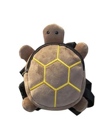 Woedpez beautiful turtle shaped dog backpack for pet pet pet travel bag big capacity cat outdoor treats bag light bag in the open dog backpack brown