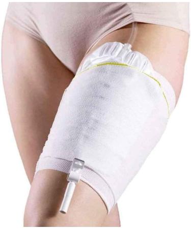 2 Pcs Urine Bag Fixing Sleeve Urine Catheter Bag Holder Catheter Bag Cover Fiber Blends with Outer Stitching Washable and Reusable Weiß Large - Buy Online on SooperMarket.com