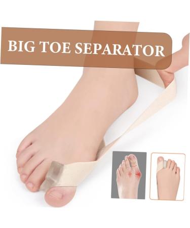 2pcs Toe Separator Set for Plantar Fasciitis, Hammer Toe, and Bunions - Pedicure Toe Separators for Women - 18.5x2.3cm - Buy Online on SooperMarket.com