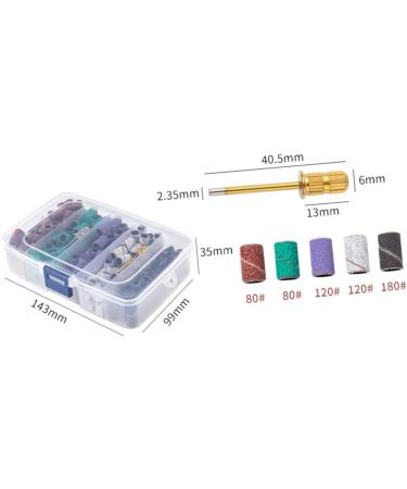 1 Set Nail Polish Set Nail Art Tools Sanding Bits for Nail Drill White Sanding Bands for Nail Drill Manicure Buffing Fine Grit Sanding Bands for Nail Drill Nail Sanding Bands Alloy Gogogmee - Buy Online on SooperMarket.com