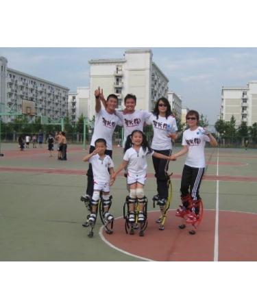 Skyrunner Adult Kangaroo Shoes Jumping Stilts Fitness Exercise - Black | XX-Wide Size | 200-242lbs/90-110kg - Buy Online on SooperMarket.com