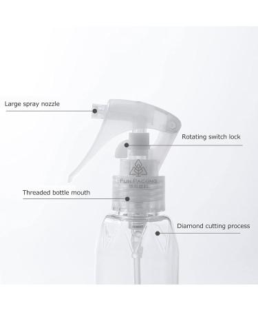 200ml Empty Plastic Spray Bottle - Adjustable Nozzle Reusable Travel Container for Makeup & Cosmetics - Portable 6.8 oz Sub-Bottle - Buy Online on SooperMarket.com