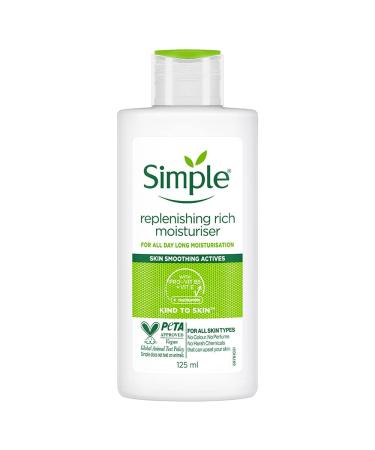 Simple Replenishing Rich Moisturiser  125ml by Simple 4.2 Fl Oz (Pack of 1)