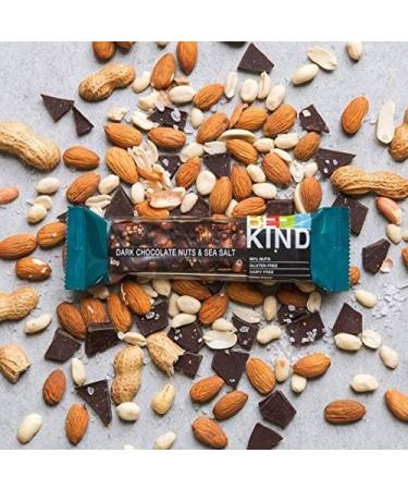 Kind Dark Chocolate Nuts & Sea Salt Cereal Bar - Gluten Free Healthy Snack 12 x 40g Packs - Buy Online on SooperMarket.com