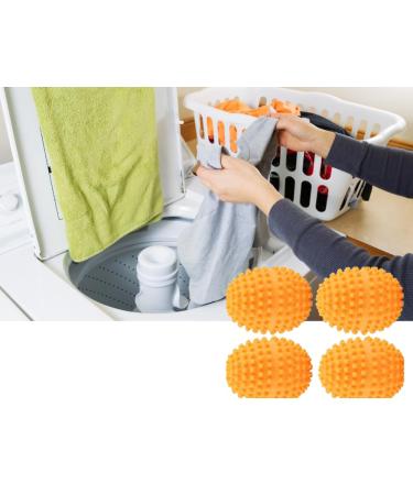 Jadeshay Tumble Dryer Balls 4PCS Reusable Dryer Laundry Balls Dryer Cubes Washing Laundry Ball Drying Balls Tumble Dryer Ball with Variable Node Design for Home Clothes Cleaning