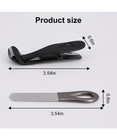 Nail Clippers for Thick Nails German Professional Toe Nail Cutter with Catcher Ultra Sharp Stainless Steel Toenail Clipper Set for Men Women Elderly Seniors Strong Heavy Duty for Thick Toenails - Buy Online on SooperMarket.com