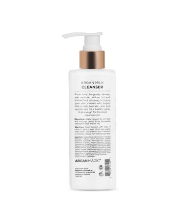 Argan Magic Hydrating Argan Milk Cleanser | Gentle Oil & Dirt Removal | Paraben & Cruelty Free | Made in USA (8 Fl Oz - Buy Online on SooperMarket.com