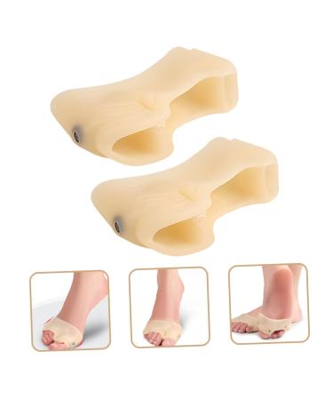 Healeved Magnetic Toe Splitter & Protector for Big Toe - 1 Pair | Orthotic Separator and Stretcher with Magnets | Toe Brace for Feet Alignment - Buy Online on SooperMarket.com