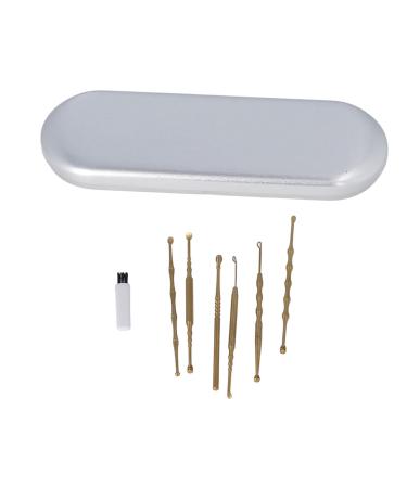 Hztyyier Portable Ear Wax CleanerStainless Steel Ear Wax Removal Tool for Daily Use Travel Carry(4) Crafts