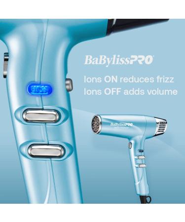 Buy BaBylissPRO Nano Titanium Hair Dryer - 2000W Professional Ionic Blow Dryer for Faster Frizz-Free Results | Global Shipping Available - Buy Online on SooperMarket.com