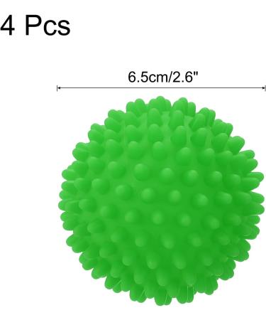 Reusable Vinyl Laundry Dryer Balls - 4pcs | Reduce Wrinkles Static & Drying Time | Eco-Friendly Fabric Softener - Buy Online on SooperMarket.com
