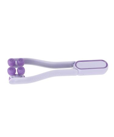 V Face Roller Massager - Face Lifting & Tightening Tool for Double Chin & Wrinkles - Manual Purple Beauty Device for Home Use - Buy Online on SooperMarket.com