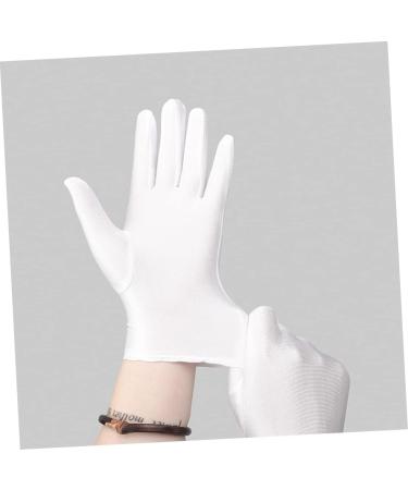 Healeved 6 Pairs Jewelry Etiquette Gloves Short Laboratory Gloves Protective Gloves Matted Photograph Gloves Dry Hands Moisturizing Gloves Soft Cotton Gloves Women's White Spring and Summer - Buy Online on SooperMarket.com