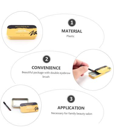 BELLIFFY 2 Pcs Eyebrow Styling Cream Eyebrow Pomade Eye Brow Shaping Kit Eyebrow Wax Applicator Wax and - Buy Online on SooperMarket.com
