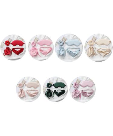 Buy Breathable Silk Eye Shade with Scrunchy Band & Lightweight Carry Bag - Ideal for Travel | International Shipping Available - Buy Online on SooperMarket.com