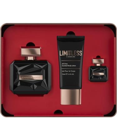 Jennifer Lopez LIMITLESS Gift Set EDP 100ML Body Lotion 75ML Mini Parfum 10ML 3.4 Fl Oz (Pack of 3) - Buy Online on SooperMarket.com
