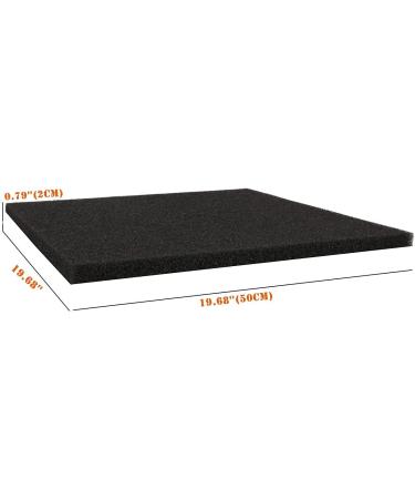 Premium Shunting Aquarium Filter Material - Tailored Biochemical Foam Sponge Pad 50x50x2cm (25ppi) - Ideal for International Shipping - Buy Online on SooperMarket.com