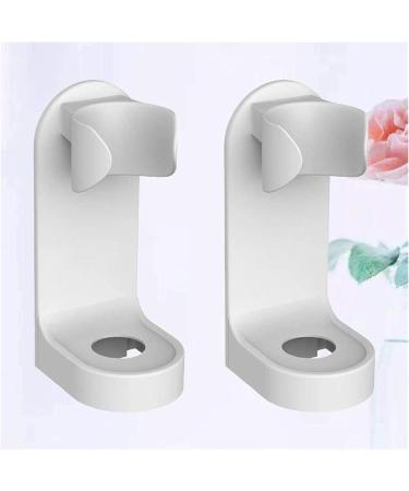 Elzey Wall-Mounted Electric Toothbrushes - 2-Piece Punch-Free Display Rack | White Electric Toothbrush Holder - Buy Online on SooperMarket.com