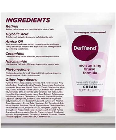 DerMend Moisturizing Arnica Montana Bruise Cream - Vitamin K Formula for Bruise Reduction | 2 Pack (4.5 oz each) - Buy Online on SooperMarket.com