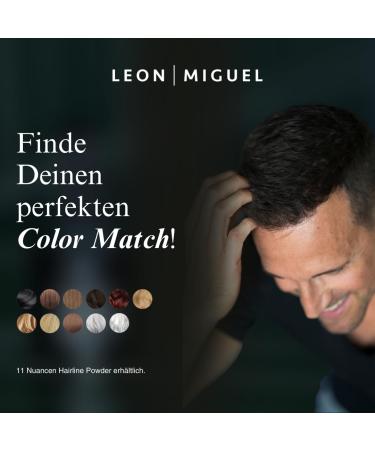 Leon Miguel Approach Powder - Waterproof Hair Concealer for Men & Women | Invisible Hair Makeup - 4G Light Brown - Buy Online on SooperMarket.com