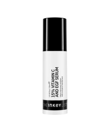 The INKEY List 15% Vitamin C and EGF Serum Helps to Intensively Brighten All Skin Types 30ml