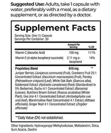LLK Women s Formula Ultimate Bladder Support Supplement for Incontinence 30 Capsules Restore Your Freedom and Confidence - 1 Bottle - Buy Online on SooperMarket.com