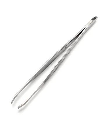 Tweezers Stainless Steel Eyebrows Tweezers Hair Removal Clip Precision Tweezers Set Silver