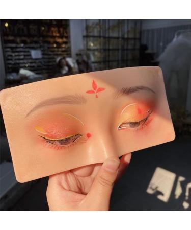 zalati Makeup Practice Board Silicone for Face Eyebrow Eye