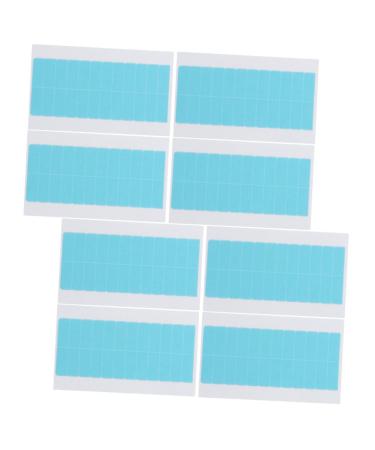 WOFASHPURET 8 Sheets Seamless Hair Extensions Hair Ribbons Lacefront Wigs Waterproof Duct Tape Double Sided Adhesive Tape Extention Tape Cosplay Hair Supply Tape for Wig Pu Miss Water Proof