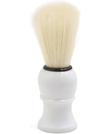 Ruilogod White Plastic Handle Beard & Mustache Brush - Portable Cleaning Tool for Men | International Shipping Available - Buy Online on SooperMarket.com