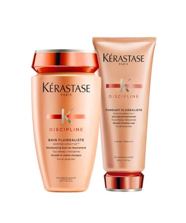 Kerastase Discipline Bain Fluidealiste Shampoo 250ml & Fondant Fluidealiste 200ml (Shampoo & Conditi