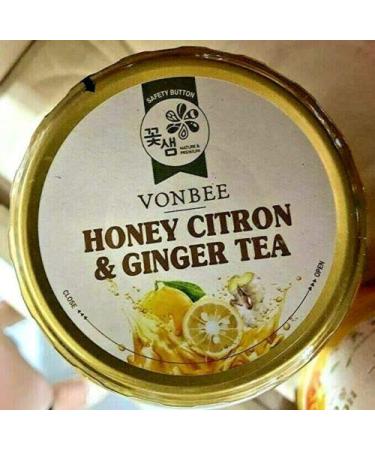 Vonbee Honey Ginger Citron Tea - Family Size 70.54 Oz - Product of Korea - 2.2 lb (1 kg) - Buy Online on SooperMarket.com
