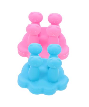 Abaodam 2st toothbrush holder made of silicone hanging toothbrush hook razor holder for the bathroom holder for toothbrush hook wall hooks.