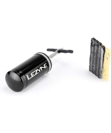 LEZYNE Tubeless Bike Tire Repair Kit - Mountain & Gravel, 5 Thick Plugs, Ream & Storage Tube, Compact Design - Fix Punctures & Flats On The Go | Black - Buy Online on SooperMarket.com