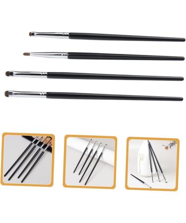 Beavorty 4pcs Eyeliner Brush Wand Small Eyeliner Brush Eye Liner Makeup Brush Horse Hair - Buy Online on SooperMarket.com