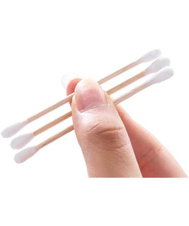 Toruiwa Double-Ended Cotton Swabs - Wooden Sticks for Makeup Removal Ear Cleaning & Wound Care - 100 Pieces - 8.5 x 2 x 7 cm - International Shipping Available - Buy Online on SooperMarket.com