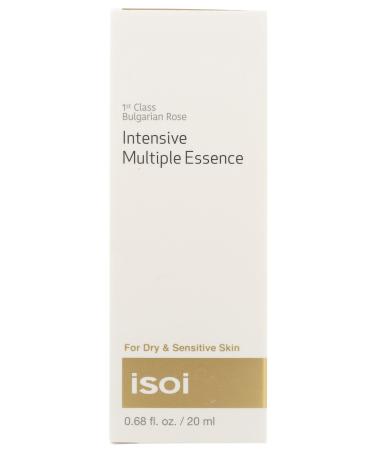 isoi Bulgarian Rose Intensive Multiple Essence 20ml (0.68 fl oz) - All-in-one Face Serum for Hydrating Revitalizing and Brightening Multi-purpose Skin Moisturizer