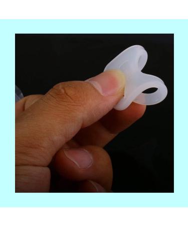 SouiWuzi 10pcs Ring Button Pacifier Adapter | White Silicone Baby Dummy Holder & Clip | International Shipping Available - Buy Online on SooperMarket.com