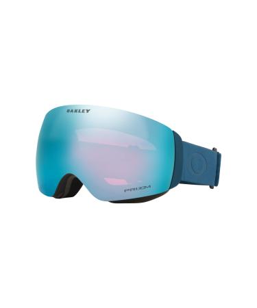 Oakley Flight Deck OO7050, OO7064 Ski Goggles For Men For Women +Designer iWear Care Kit Poseidon / Prizm Snow Sapphire Large