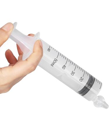 Professional Baby Nose Syringe Set - 4PC Reusable Portable 10ml 20ml 30ml 60ml with Silicone Suction Cup for Effective Nose Rinsing - Buy Online on SooperMarket.com