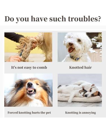 Knot Remover for Cats & Dogs | De-Filtered Knife & Fur Care Comb for Long-Haired Pets - Buy Online on SooperMarket.com